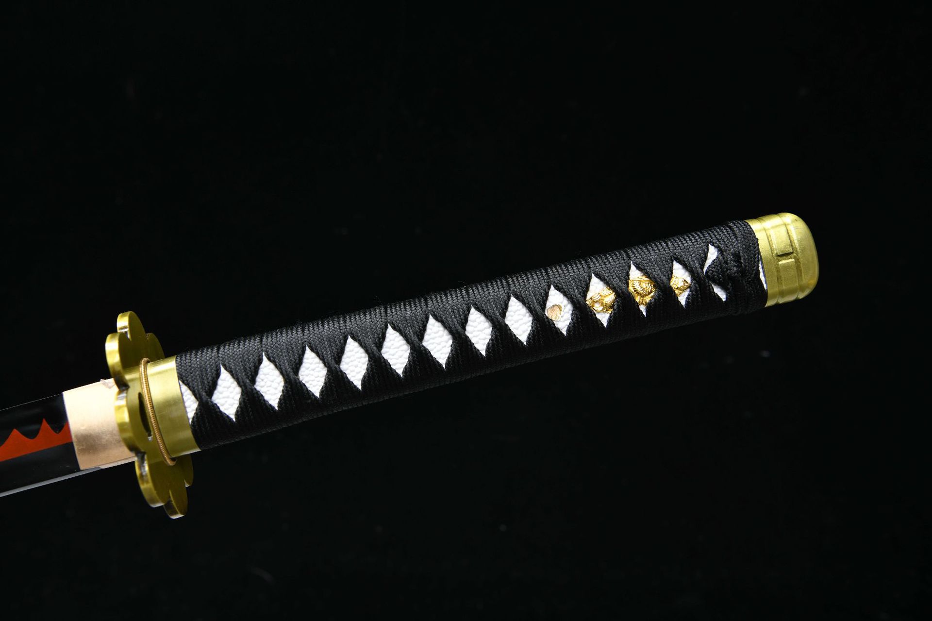 600 新款手作动漫海贼王周边 长款26寸高锰钢烤漆武士刀——黑刀秋水(可拆卸高新性能版) 编号:020872307051189 - 大祚榮刀 ...