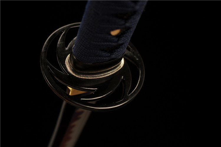 26寸新款长款高性能钢烤蓝研磨武士刀打刀——写轮眼- 大祚榮刀劔대조영