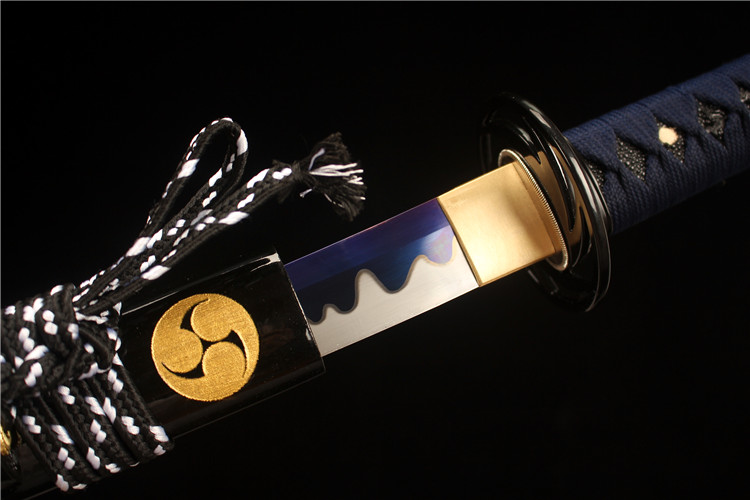 26寸新款长款高性能钢烤蓝研磨武士刀打刀——写轮眼- 大祚榮刀劔대조영