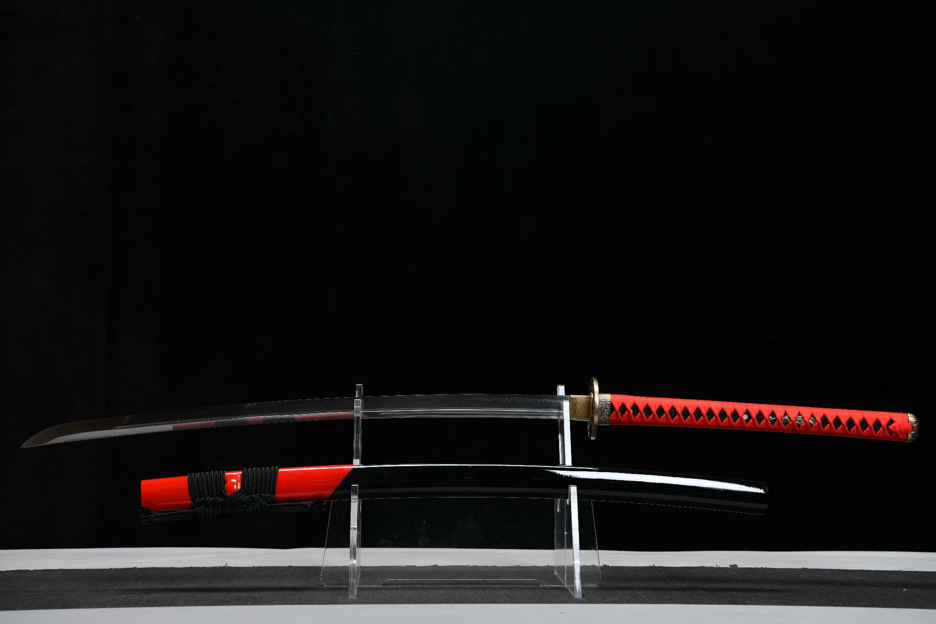 900 新款手作 长款26寸T10烧刃加长柄武士——红龙打刀 编号:530872310201333 - 大祚榮刀劔 대조영도검 网站图片授権给 ...