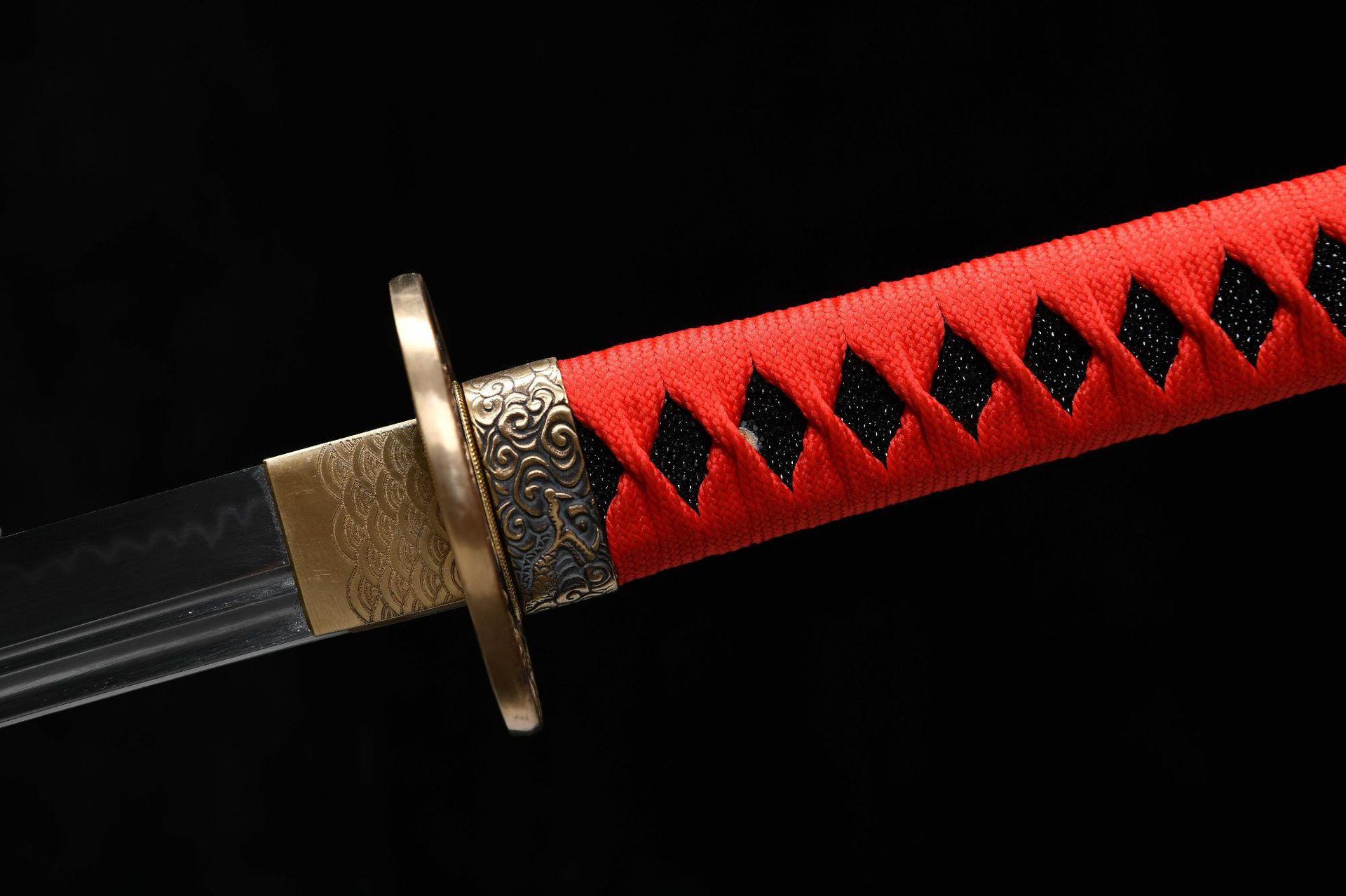 900 新款手作 长款26寸T10烧刃加长柄武士——红龙打刀 编号:530872310201333 - 大祚榮刀劔 대조영도검 网站图片授権给 ...