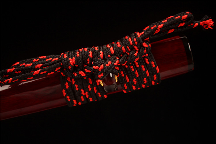 26寸新款长款手工镶贝T10烧刃研磨武士刀打刀——游龙戏珠- 大祚榮刀劔