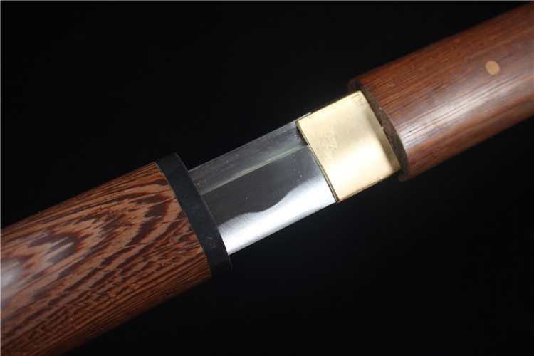 20寸花梨木素装唐横刀 古兵器 武具 刀装具 日本刀 模造刀 居合刀 26寸长款高碳钢淬火—花梨木一体剑装素装唐刀——潜龙- 大祚榮刀劔대조영