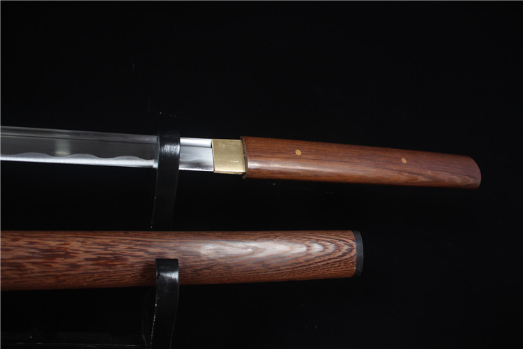 26寸长款高碳钢淬火—花梨木一体剑装素装唐刀——潜龙- 大祚榮刀劔대조영