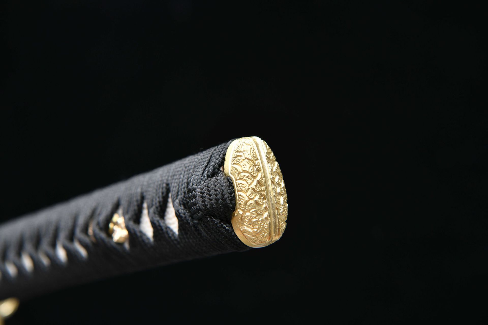 1500 新款手作长款26寸T10烧刃火焰纹手工镜面研磨武士刀——寒光（鱼皮鞘