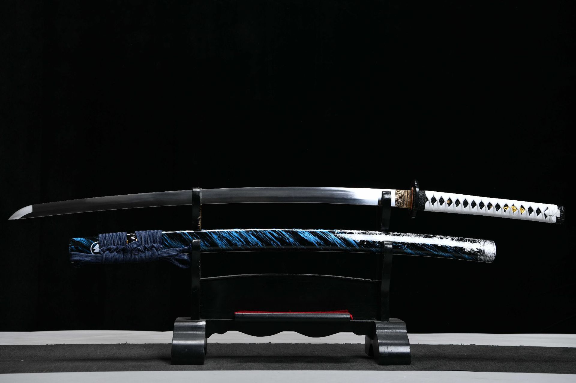 580 新款手作 长款26寸高锰钢武士刀——酒井(Sakai)之刃(对马岛之魂主人公境井仁武器) 编号:910872311011339 - 大 ...