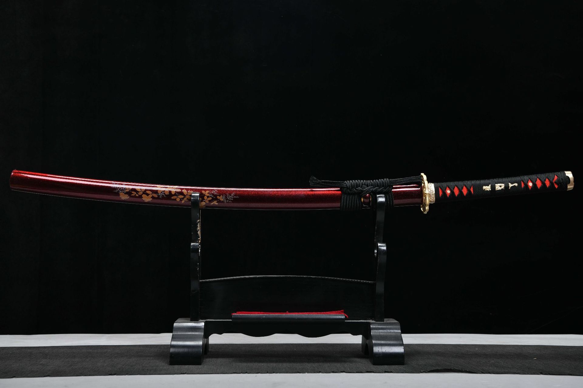 780 新款手作 长款26寸龟纹花纹钢烤紫武士刀— 透雕海浪打刀 编号:920872402281472 - 大祚榮刀劔 대조영도검 网站图片授 ...