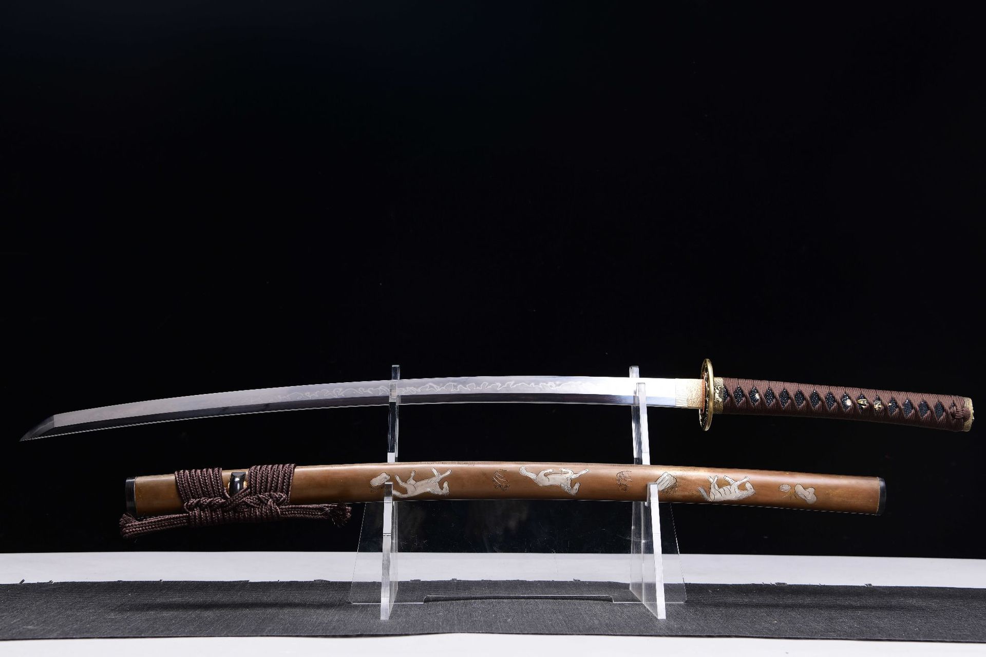 1560 新款特价 长款26寸 刀鞘龙爪纹武士刀——野马打刀 编号:86087230411979 - 大祚榮刀劔 대조영도검 网站图片授権给大 ...